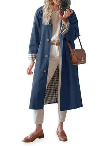 Tankaneo Women's Long Trench Coat: $45.98 Tankaneo Women's Long Trench Coat: $45.98