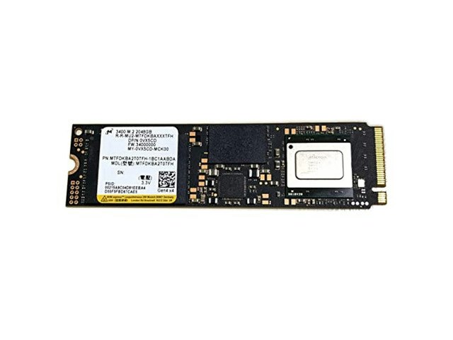 Micron 3400 2TB M.2 NVMe PCIe 4.0 SSD: $399.99 Micron 3400 2TB M.2 NVMe PCIe 4.0 SSD: $399.99