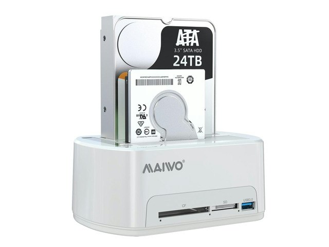 Maiwo Dual Bay Hard Drive Docking Station: $49.99 Maiwo Dual Bay Hard Drive Docking Station: $49.99