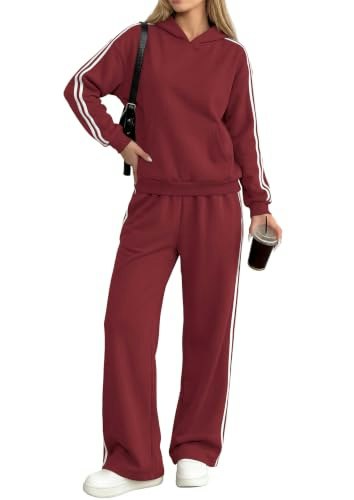 Prettygarden Women's Striped 2-Piece Lounge Set: $35.98 Prettygarden Women's Striped 2-Piece Lounge Set: $35.98