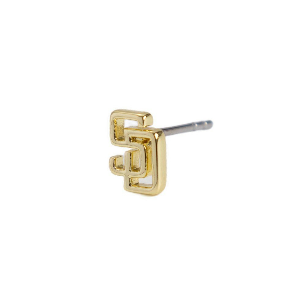 Luv Aj MLB San Diego Padres Gold Stud Earrings: $20 Luv Aj MLB San Diego Padres Gold Stud Earrings: $20