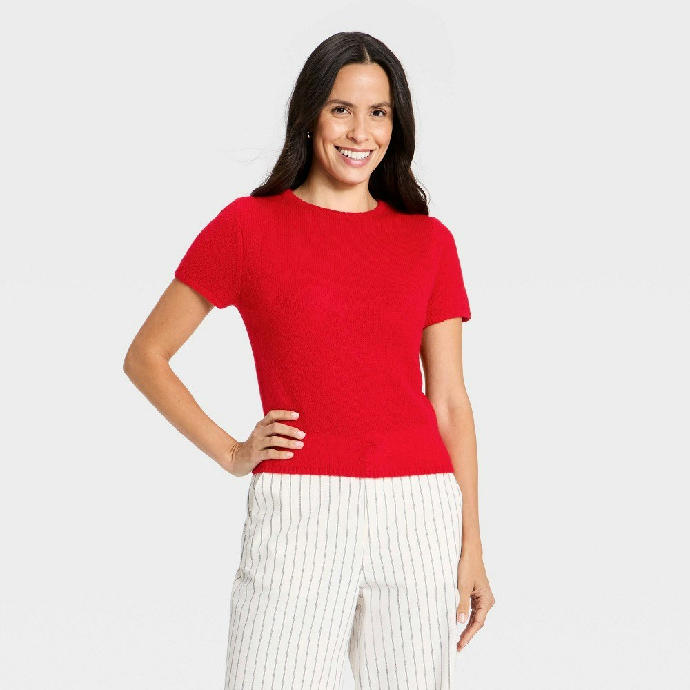 Women's Airy Knit Crewneck Pullover Sweater: $17.50 Women's Airy Knit Crewneck Pullover Sweater: $17.50