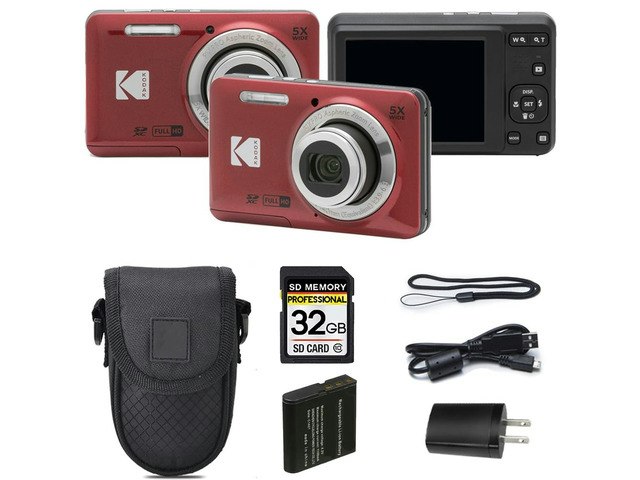 Kodak Pixpro FZ55 16MP 5x Optical Zoom Digital Camera w/ Case & 32GB SD Card: $299.99 Kodak Pixpro FZ55 16MP 5x Optical Zoom Digital Camera w/ Case & 32GB SD Card: $299.99