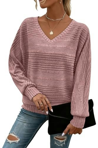 Richstory Women's Long Sleeve Fall Sweater: $11.04 Richstory Women's Long Sleeve Fall Sweater: $11.04