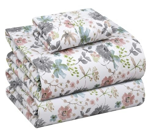 Ruvanti 100% Cotton Twin XL Sheet Set: $37.39