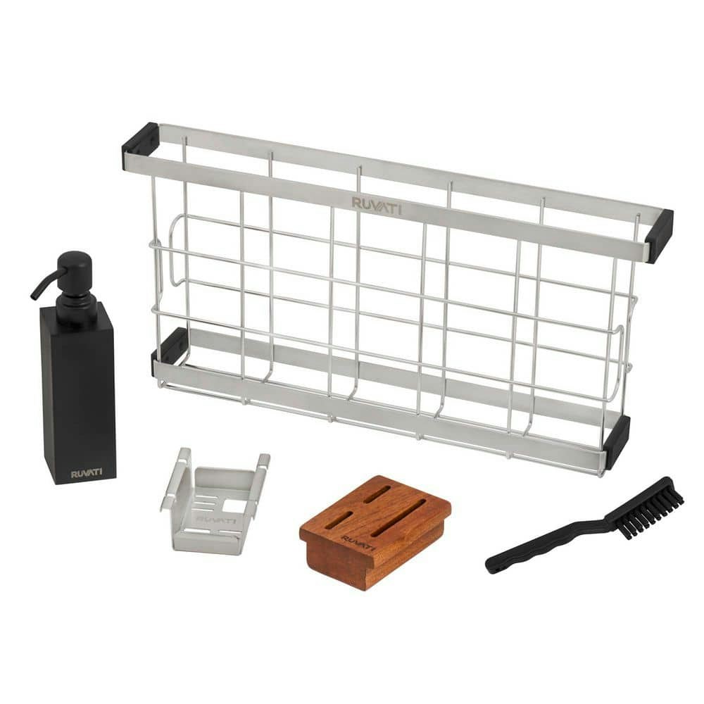 LedgeFit Stainless Steel Sink Accessory Set: $129