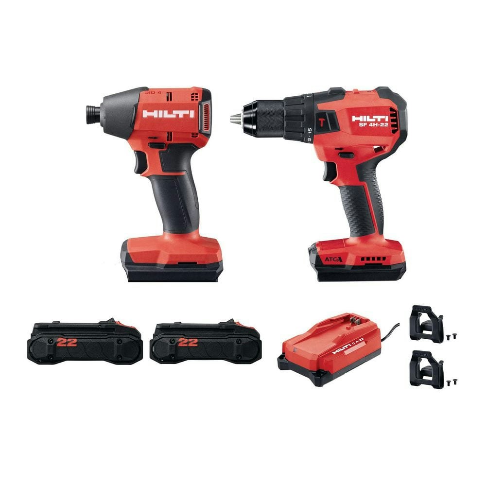 Hilti 22V Nuron Brushless Impact Driver and Drill Driver 2-Tool Combo Kit: $688.75 Hilti 22V Nuron Brushless Impact Driver and Drill Driver 2-Tool Combo Kit: $688.75