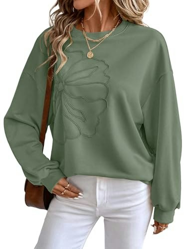 Richstory Women's Long Sleeve Sweatshirt: $19.98 Richstory Women's Long Sleeve Sweatshirt: $19.98