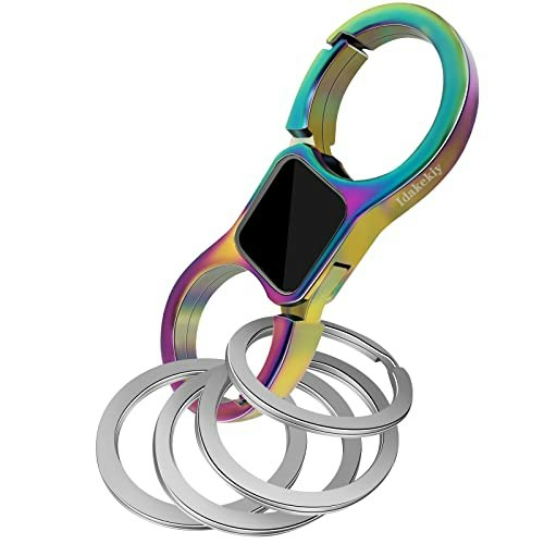 Idakekiy Quick Release Keychain with 4 Key Rings: $7.92 Idakekiy Quick Release Keychain with 4 Key Rings: $7.92