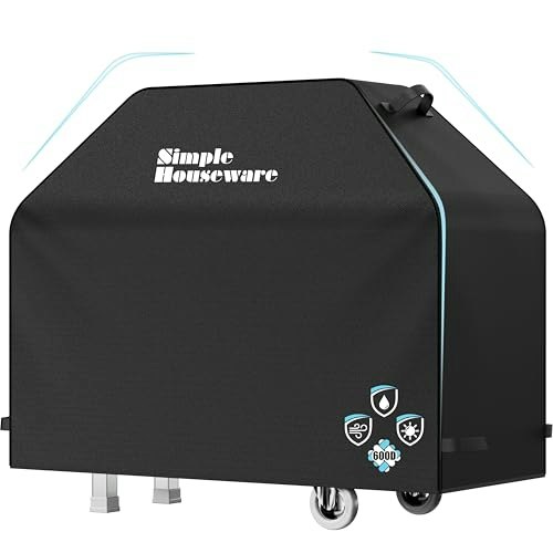Simple Houseware 55-Inch Heavy-Duty Waterproof BBQ Gas Grill Cover: $17.73
