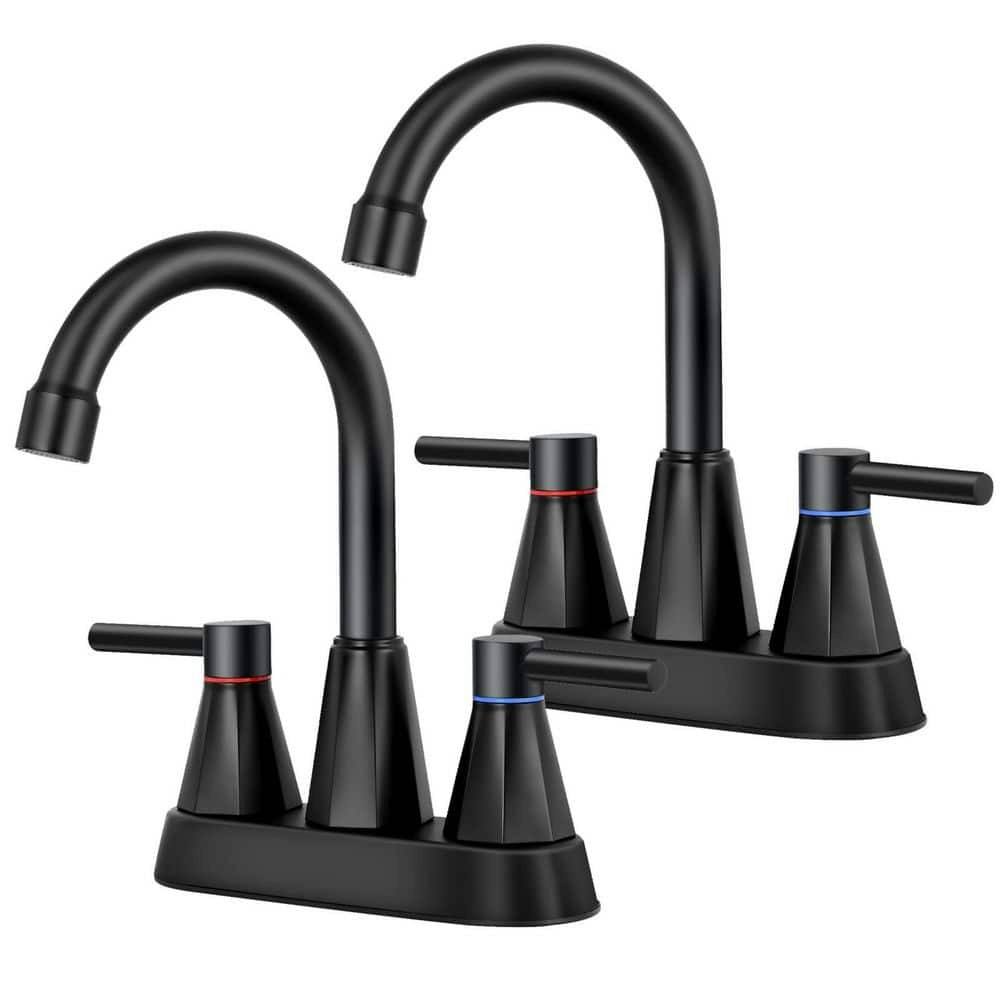 4-Inch Centerset Double Handle High Arc Bathroom Faucet 2-Pack: $69.77 4-Inch Centerset Double Handle High Arc Bathroom Faucet 2-Pack: $69.77