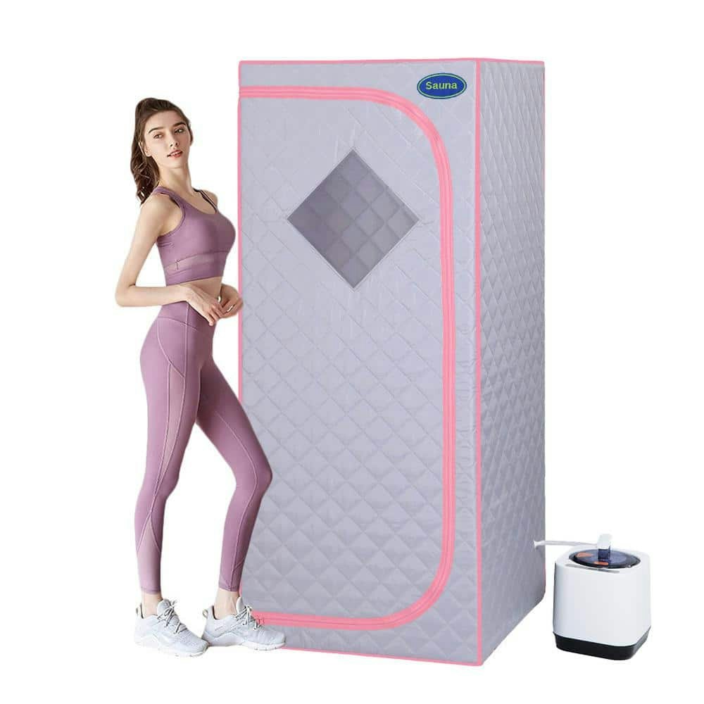 1-Person Electric Heater Sauna Tent with Chair: $221.96 1-Person Electric Heater Sauna Tent with Chair: $221.96