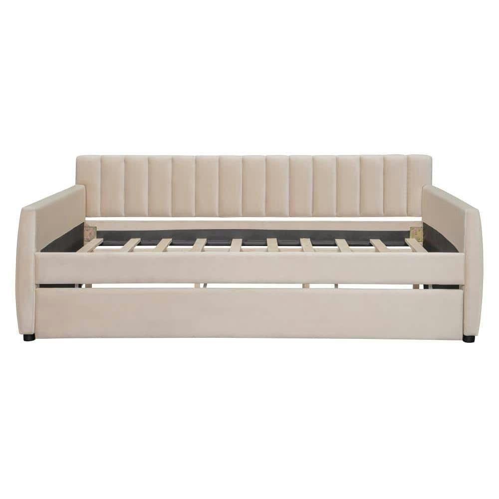 Full Size Upholstered Daybed with Trundle: $1,164.99 Full Size Upholstered Daybed with Trundle: $1,164.99