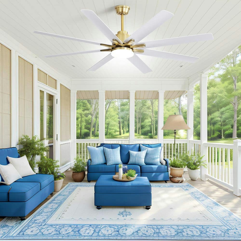 66-Inch Gold Modern Smart Ceiling Fan with Remote: $199.99 66-Inch Gold Modern Smart Ceiling Fan with Remote: $199.99
