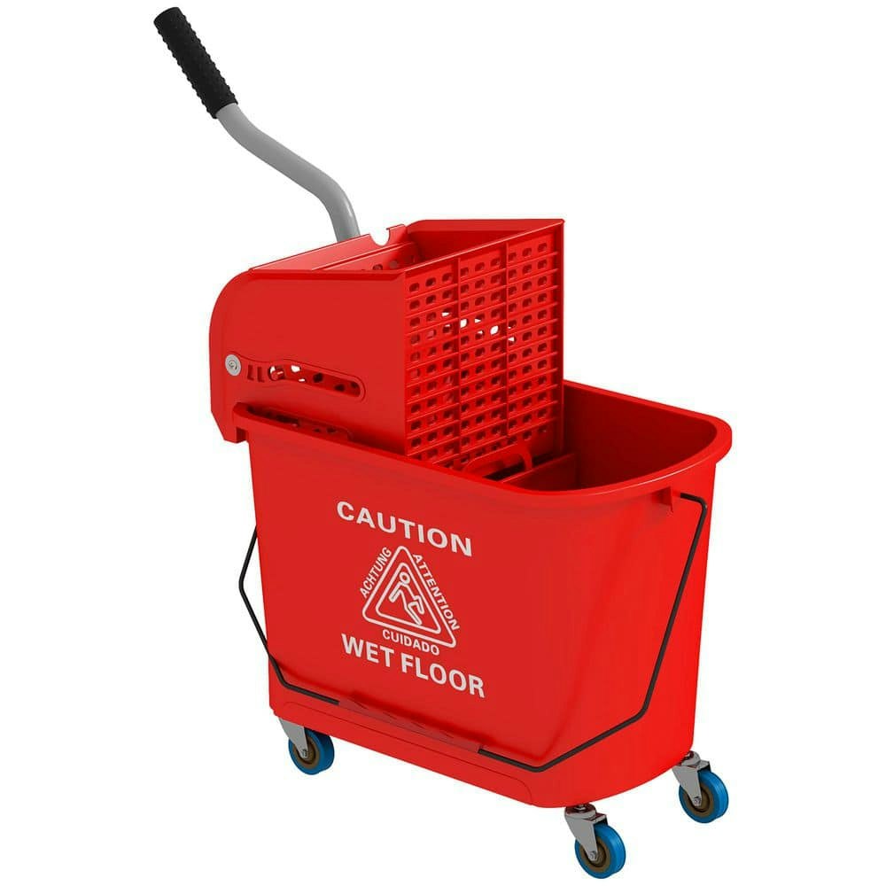 5-Gallon Mop Bucket with Wringer and Wheels: $69.98 5-Gallon Mop Bucket with Wringer and Wheels: $69.98
