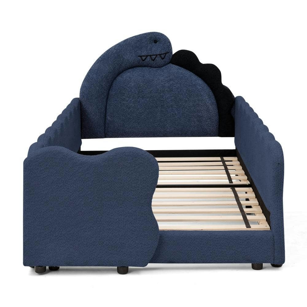 Twin Dinosaur-Shaped Kids Bed with Guardrail: $780.99