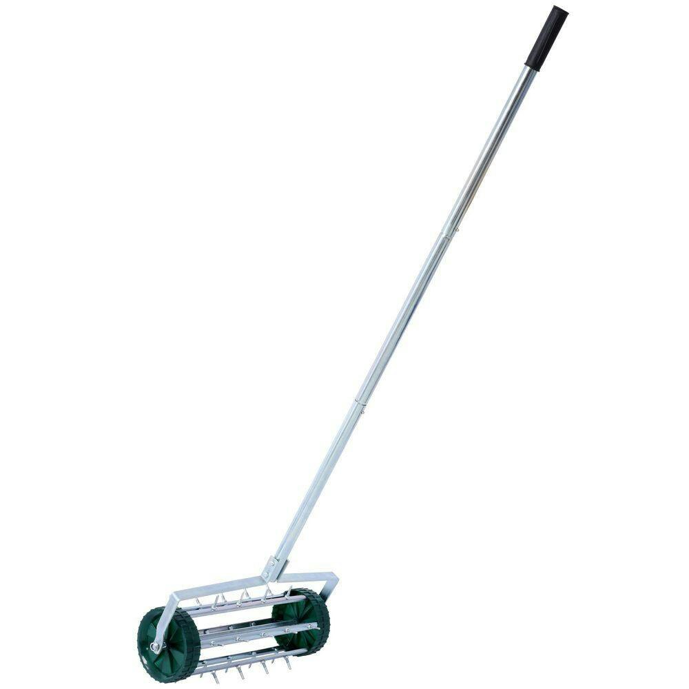 26-Tine Rolling Lawn Aerator: $51.28 26-Tine Rolling Lawn Aerator: $51.28