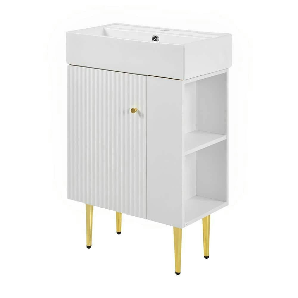 22 x 12 x 34-Inch Freestanding Bath Vanity with Ceramic Top: $357.88 22 x 12 x 34-Inch Freestanding Bath Vanity with Ceramic Top: $357.88