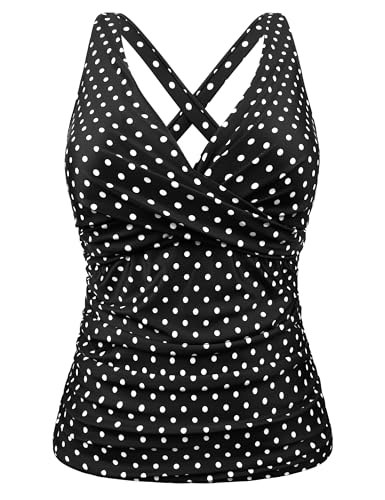 Hilor Women's Underwire Tankini Swim Top: $30.59 Hilor Women's Underwire Tankini Swim Top: $30.59