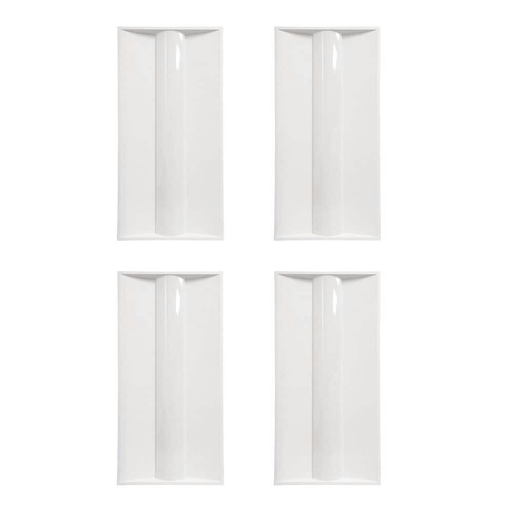 2-Foot x 4-Foot White Integrated LED Troffer Light 4-Pack: $399.99 2-Foot x 4-Foot White Integrated LED Troffer Light 4-Pack: $399.99