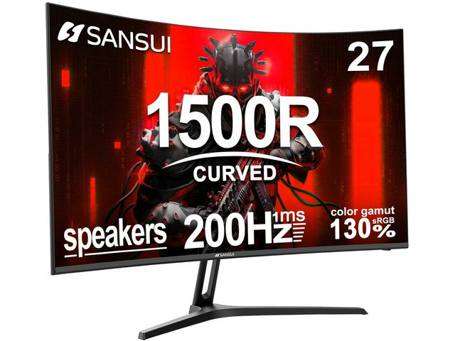 27" 1080p HDR LED FreeSync Curved Monitor: $239.99 27" 1080p HDR LED FreeSync Curved Monitor: $239.99