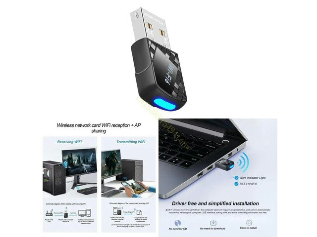 AX900 USB Bluetooth WiFi Adapter: $16.34 AX900 USB Bluetooth WiFi Adapter: $16.34