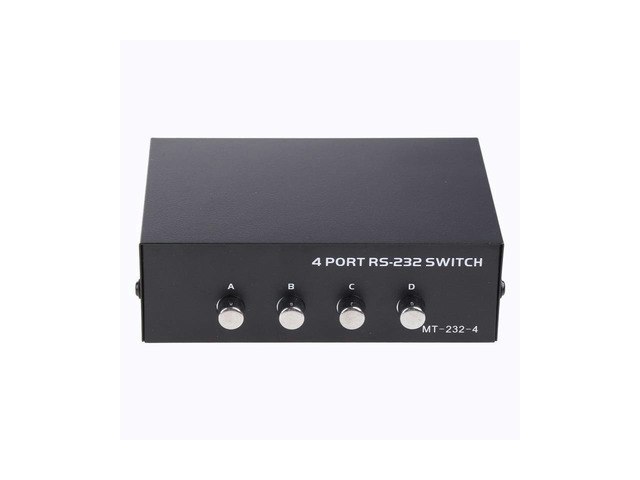 Bucier 4-Port Manual RS-232 Serial Switch: $45.89 Bucier 4-Port Manual RS-232 Serial Switch: $45.89