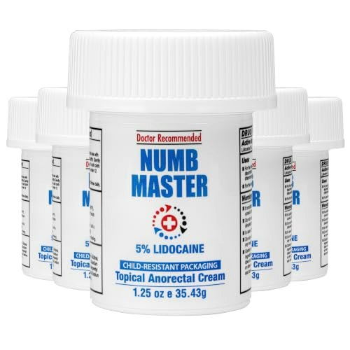 Clinical Resolution 5% Lidocaine Numbing Cream 1.25oz 5-Pack: $44.40