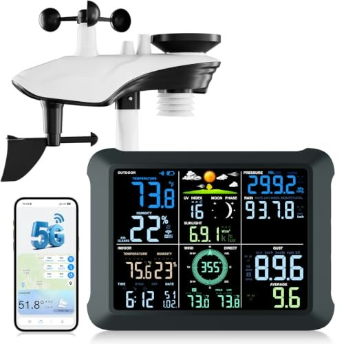 Sainlogic 5G/2.4G WiFi Wireless Weather Station: $169.98