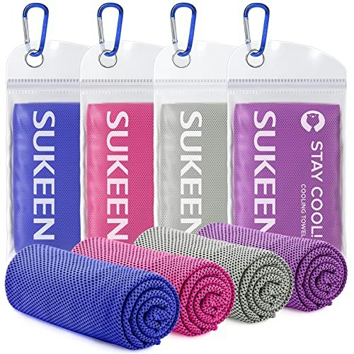 Sukeen 40" x 12" Cooling Towel 4-Pack: $14.99 Sukeen 40" x 12" Cooling Towel 4-Pack: $14.99
