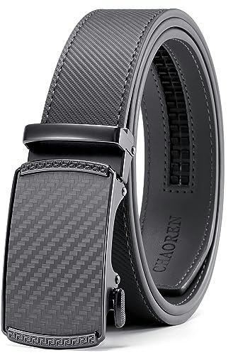 Chaoren Men's Leather Ratchet Belt: $16.99 Chaoren Men's Leather Ratchet Belt: $16.99