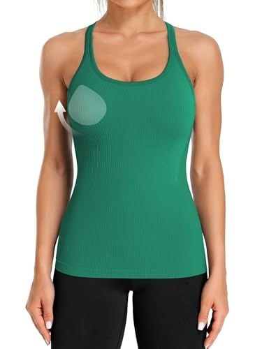 Attraco Ribflex Women's Athletic Racerback Tank Top: $19.99 Attraco Ribflex Women's Athletic Racerback Tank Top: $19.99