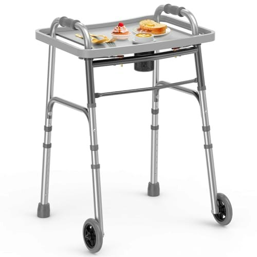 Loyoda Folding Walker with 5-inch Wheels: $70.99