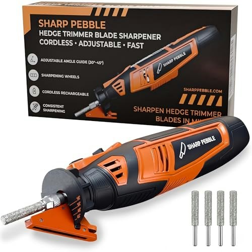 Sharp Pebble Cordless Hedge Trimmer Blade Sharpening Tool: $47.59 Sharp Pebble Cordless Hedge Trimmer Blade Sharpening Tool: $47.59