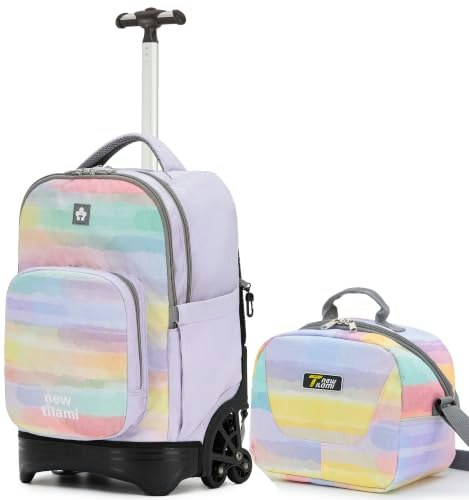 Tilami 18-Inch Rolling Backpack with Lunch Bag: $59.99 Tilami 18-Inch Rolling Backpack with Lunch Bag: $59.99