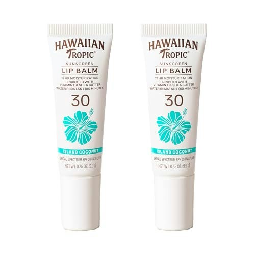 Hawaiian Tropic Island Coconut SPF 30 Lip Balm 2-Pack: $9.98