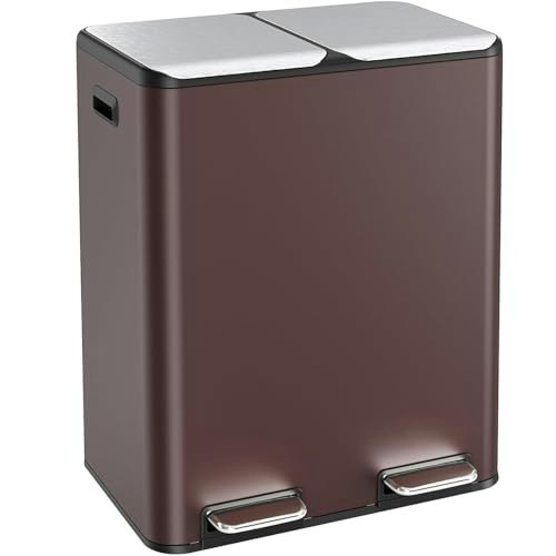 ComfyCorner 60-Liter Dual Trash Can: $95.15