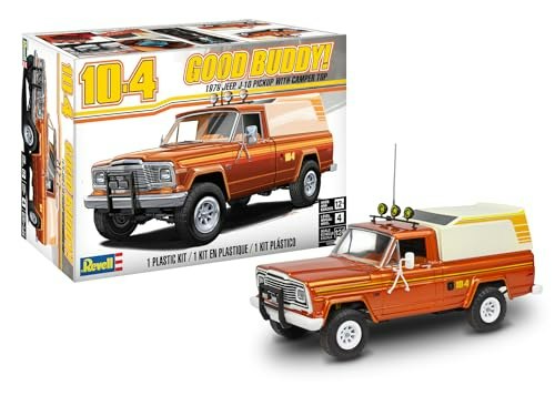 Revell '79 Jeep J-10 Pickup with Camper Top 1:25 Scale Model Kit: $25.96 Revell '79 Jeep J-10 Pickup with Camper Top 1:25 Scale Model Kit: $25.96
