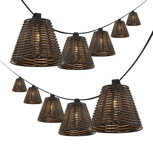 Jonathan Y Payton 10-Light Faux-Rattan Outdoor String Lights: $74.41 Jonathan Y Payton 10-Light Faux-Rattan Outdoor String Lights: $74.41