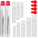 Orrdice 34-Piece Large Eye Blunt & Sharp Needle Set for $2 + free shipping w/ Prime