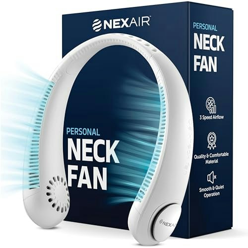 Nexair Portable Hands-Free Bladeless Neck Fan: $14.85 Nexair Portable Hands-Free Bladeless Neck Fan: $14.85