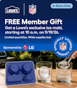 Craft Ice Mold: Free in-store at Lowe's on Sept. 19