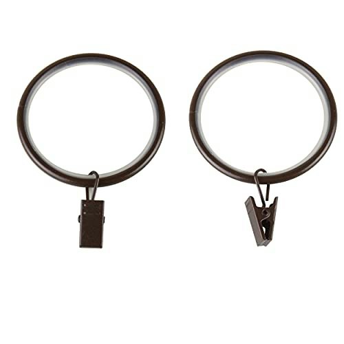 1-7/8-inch Noise-Canceling Curtain Rings w/Clip 10-Pack: $29.73