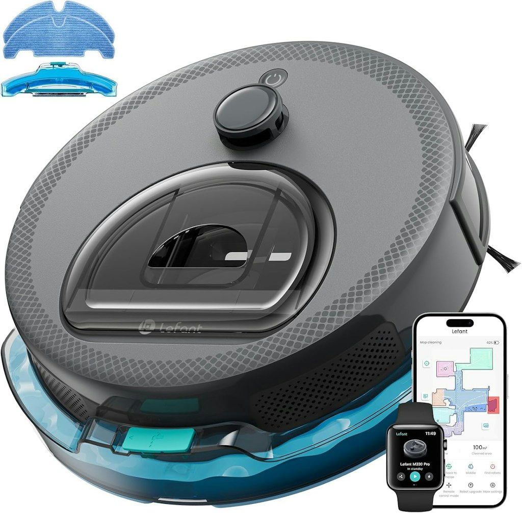 Lefant M330 Pro LiDAR Robot Vacuum and Mop: $134