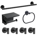 Depecal 7-Piece Stainless Steel Bathroom Hardware Accessories Set for $28 + free shipping