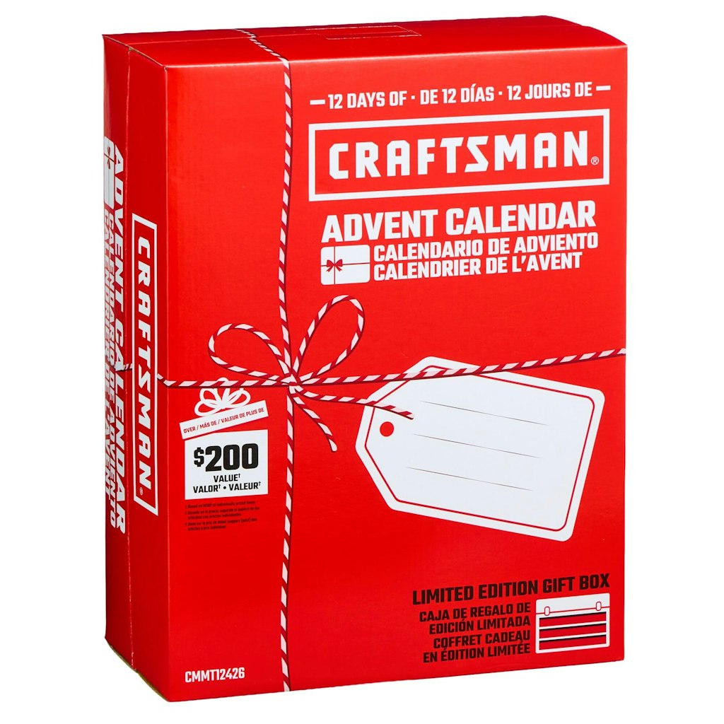 Upcoming: 12 Days of Craftsman Advent Calendar: $65