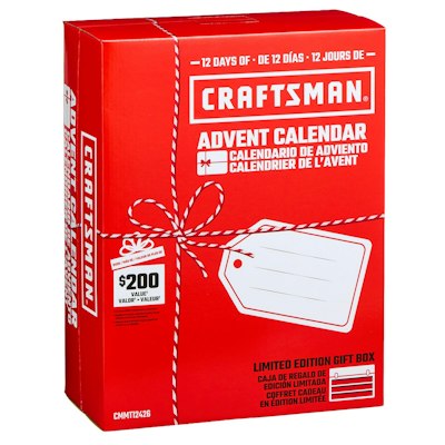 Upcoming: 12 Days of Craftsman Advent Calendar for $65 + free shipping