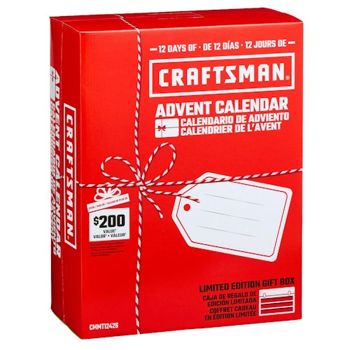 Upcoming: 12 Days of Craftsman Advent Calendar for $65 + free shipping