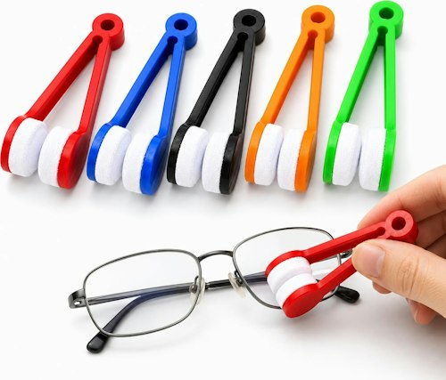 Mini Glasses Cleaning Brush 5-Pack for $3 + free shipping w/ $25
