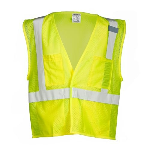 Kishigo Men's High Visibility 4-Pocket Mesh Vest: $16.14